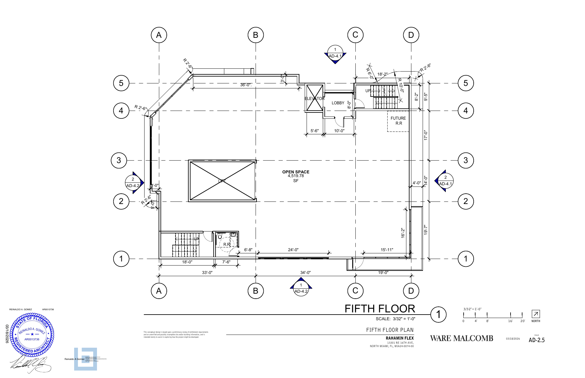 Current concept plan for level five